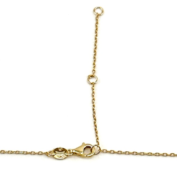 18K Gold Plated over 925 Solid Sterling Silver Jesus Necklace - Picture 6 of 8